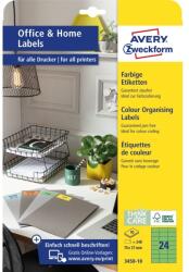 AVERY 3450-10 70x37mm 240db-os zöld univerzális etikett (3450-10) - bestbyte