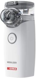 Gima Aerosol Silent Dispozitiv portabil cu aerosoli cu nebulizator compact, la indemana si usor pentru tratarea bolilor respiratorii la adulti si copii cu baterii si cablu USB (28066)