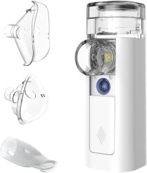 Omron mini Air 360+ distribuit de OMRON | Inhalator portabil, silentios pentru adulti si copii | Inhalator incl. doua masti + mustiuc | Ameliorarea tusei si racelii | Incarcare cu Micro-USB (MINIAIR360P-E)