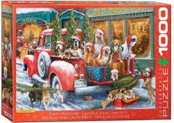 EUROGRAPHICS 1000 db-os puzzle - Puppy Presents, Ali Corti (6000-5993) (6000-5993)