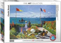 EUROGRAPHICS 1000 db-os puzzle - Garden at Sainte-Adress, Monet (6000-6039) (6000-6039)
