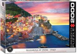 EUROGRAPHICS 2000 db-os puzzle - Manarola at Dusk, Italy (8220-5635) (8220-5635)