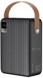 Tracer Skala-8, 80 000 mAh, 7 portos, Quick Charge 3.0, USB/Lightning, Fekete, Hordozható akkumulátor (TRABAT47371) - easy-shop