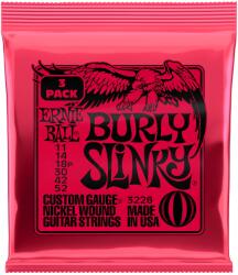 Ernie Ball 3226 Nickel Wound Strings Burly Slinky 3 Pack