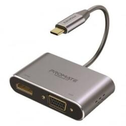 Promate USB-C - HDMI + VGA adapter (MEDIAHUB-C2)