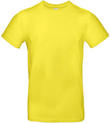 B and C Csomag akciós póló (minimum 3 db) Férfi rövid ujjú póló B&C #E190 T-Shirt -XS, Napsárga