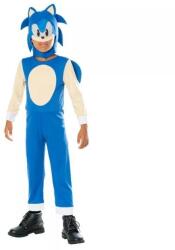 Rubies Costum Deluxe Sonic pentru vârsat 7-8 ani, 122-128 cm (3016017 8000) Costum bal mascat copii