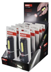 EMOS P4720 LED-es újratölthető műanyag zseblámpa 120 lm (10 darabos kiszerelésben rendelhető, az ár darabonként értendő)