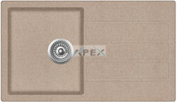 Evido Easy 45S gránit mosogató, 760 x 440 mm, avena (105981) - webmuszaki