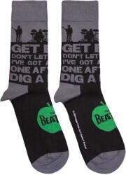 The Beatles Zokni Rooftop Silhouettes & Apple Black 40-45 (BEATSCK61MB)