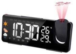 Solight CA05 - Meteorológiai állomás LCD kijelzővel, ébresztőórával és projektorral 5V/2xAA+3xAA CA05 (SL1607)