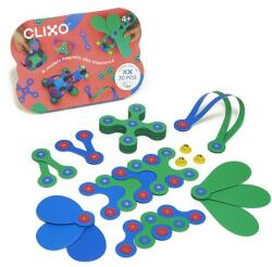 Clixo Crew Blue & Green - kit magnetic 30 buc (8-CREW-BG30) Jucarii de constructii magnetice