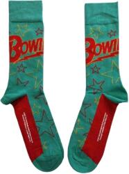 David Bowie Zokni Stars Outline Green 40-45 (BOWSCK05MGR)
