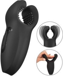 Rebel Man Wand with Vibration and Moving Wings Black