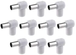 EMOS Konnektor IEC dugalj csavaros derékszögű, 10db 71073 (1804000500)