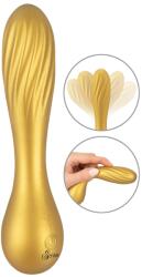Sweet Smile Flexible Swirl Golden Vibrator