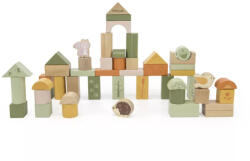 Viga Toys Cuburi de construit din lemn 50 piese, PolarB