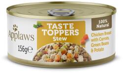 Applaws Dog Taste Toppers Stew Csirkepörkölt sárgarépával, babbal és burgonyával 12 x 156 g