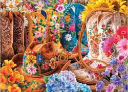 EUROGRAPHICS 6000-5948 - Cowgirl Boots, Lars Stewart - 1000 db-os puzzle (6000-5948)
