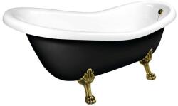 SAPHO POLYSAN RECTIME szabadonálló kád, 147x69, 5x67, 5cm bronz lábbal (85366) (85366)