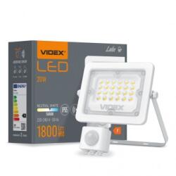 Videx Proiector LED 20W VIDEX cu senzor de miscare LUCA Alb neutru