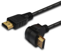 SAVIO 1, 5m HDMI kábel, derékszögű, v1.4 nagy sebességű (SAVIO CL-04)
