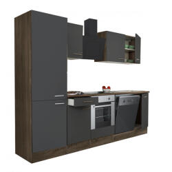 Leziter Yorki 280 konyhabútor alsó sütős, polcos kivitelben (L280YAN-SUT-PSZ)