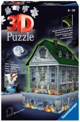 Ravensburger 3D Puzzle 216 Kísértetjárta Ház Világít A Sötétben (112548)