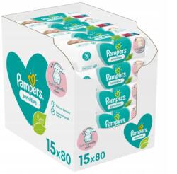 Pampers Sensitive törlőkendő 15x80 db (8001841063188)