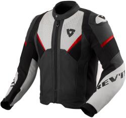 Revit Geacă de motocicletă din piele Revit Automate negru-gri deschis (REFJL148-1160)