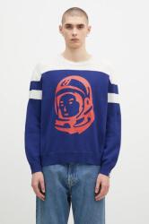 Billionaire Boys Club pulóver kasmír keverékből Astro Knitted Crewneck sötétkék, B24325 - sötétkék M