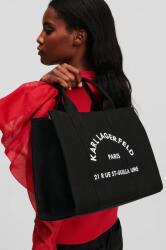KARL LAGERFELD чанта tote дамска от памук K/RSG (A1W50010) - answear - 252,11 лв