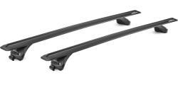  Bare transversale Green Valley Quick Vento Premium Black Aluminiu pentru SUBARU Forester Suv 1997-2002, cu prindere pe bare longitudinale integrate (GVB9191)