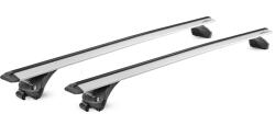 Bare transversale Green Valley Quick Vento Premium Silver Aluminiu pentru MINI Countryman Suv 2010-2016, cu prindere pe bare longitudinale integrate (GVB5812)