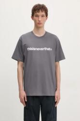 thisisneverthat t-shirt T-Logo Tee szürke, férfi, nyomott mintás, TN243TTSST01 - szürke M