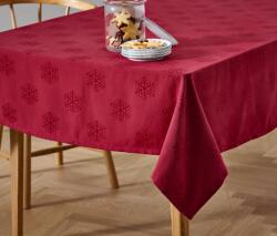 Tchibo Jacquard asztalterítő, piros, extra méret Piros, hópelyhes