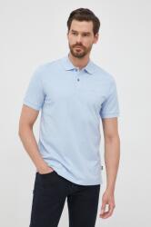 BOSS pamut póló sima, 50468362 - kék XL - answear - 30 990 Ft