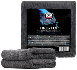 K2 TWISTON PRO - mikroszálas kétoldalú autótörölköző, szárítókendő 60x90 cm 1200 gsm