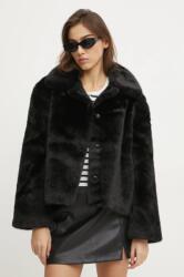 Abercrombie & Fitch rövid kabát női, fekete, átmeneti, oversize, KI144-4284 - fekete L