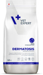 Vet Expert Expert Veterinary Diet Dermatosis lazac és burgonya gyógytáp bőrproblémákkal küzdő kutyáknak 12 kg - pegazusallatpatika