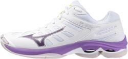 Mizuno Wave Voltage 2 röplabda cipő, fehér - lila (V1GC246035)