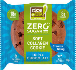 Rice Up zero kollagén, protein keksz triplacsoki ízű 60 g - perfectlife