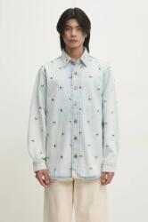 Fiorucci farmering férfi, galléros, relaxed, U01FMDSI074DN01DN08 - kék M