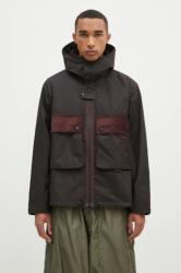 Barbour pamut kabát Re-Engineered Spey Wax Jacket barna, átmeneti, MWX2341 - barna L