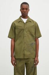 Maharishi pamut ing Dpm: Sparse Bonsai Camo Shirt férfi, zöld, regular, 5336. OLIVE - zöld XL