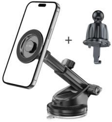 Tech-Protect N58 MagSafe Dash Vent telefontartó autóba, fekete