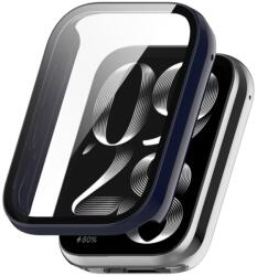 PC FULL COVER Műanyag borítás üveggel a Xiaomi Smart Band 9-hez Pro kék
