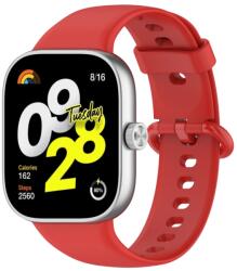  SILICONE Cserélhető szíj a Xiaomi-hoz Redmi Watch 5 piros