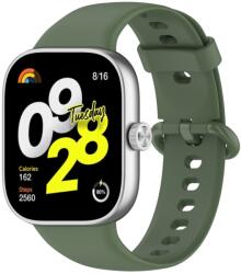 SILICONE Cserélhető szíj a Xiaomi-hoz Redmi Watch 5 sötétzöld