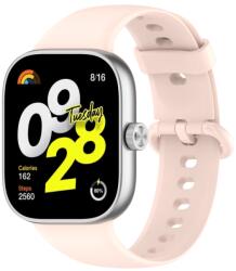 SILICONE Cserélhető szíj a Xiaomi-hoz Redmi Watch 5 világos rózsaszín